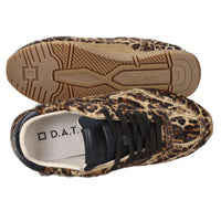 D.A.T.E. Donna Sneakers bassa W431-FL-PN-LE Leopardato