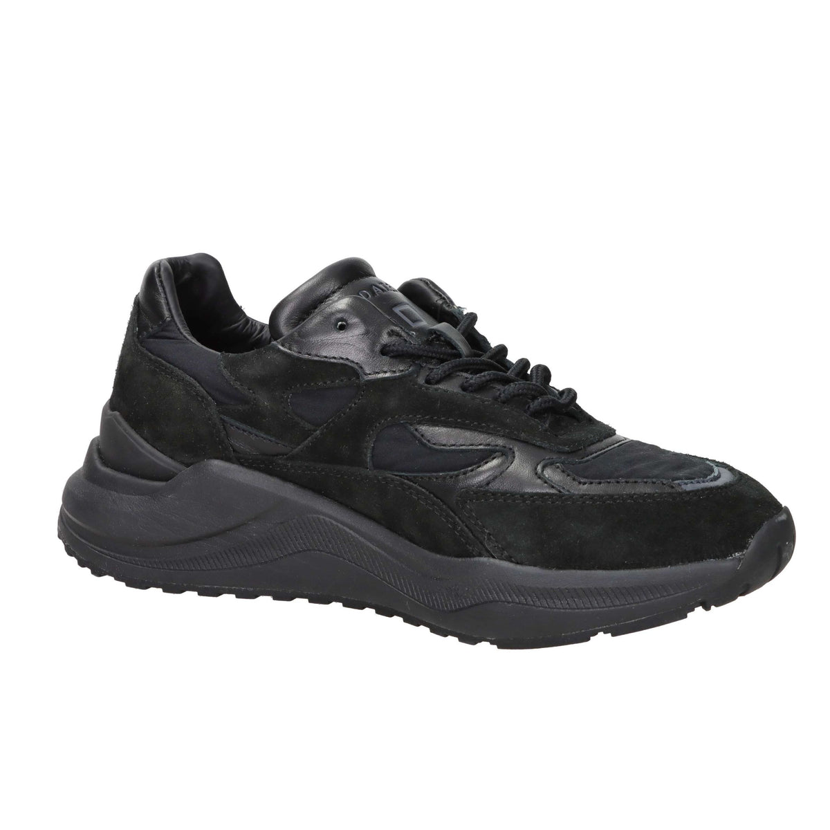 D.A.T.E. Donna Sneakers bassa W431-FG-SH-BK Nero