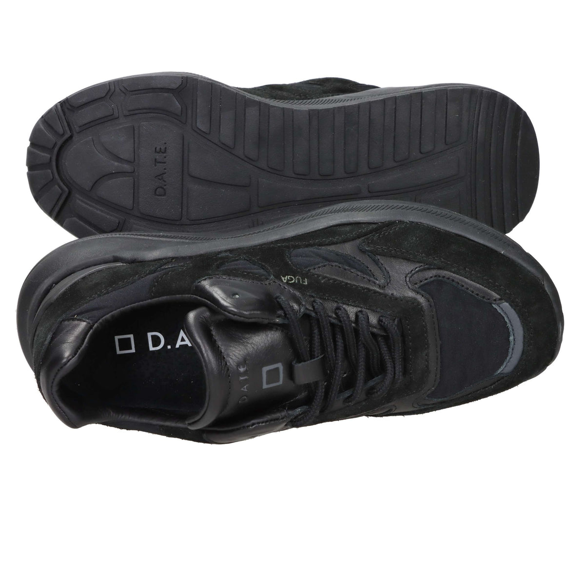 D.A.T.E. Donna Sneakers bassa W431-FG-SH-BK Nero