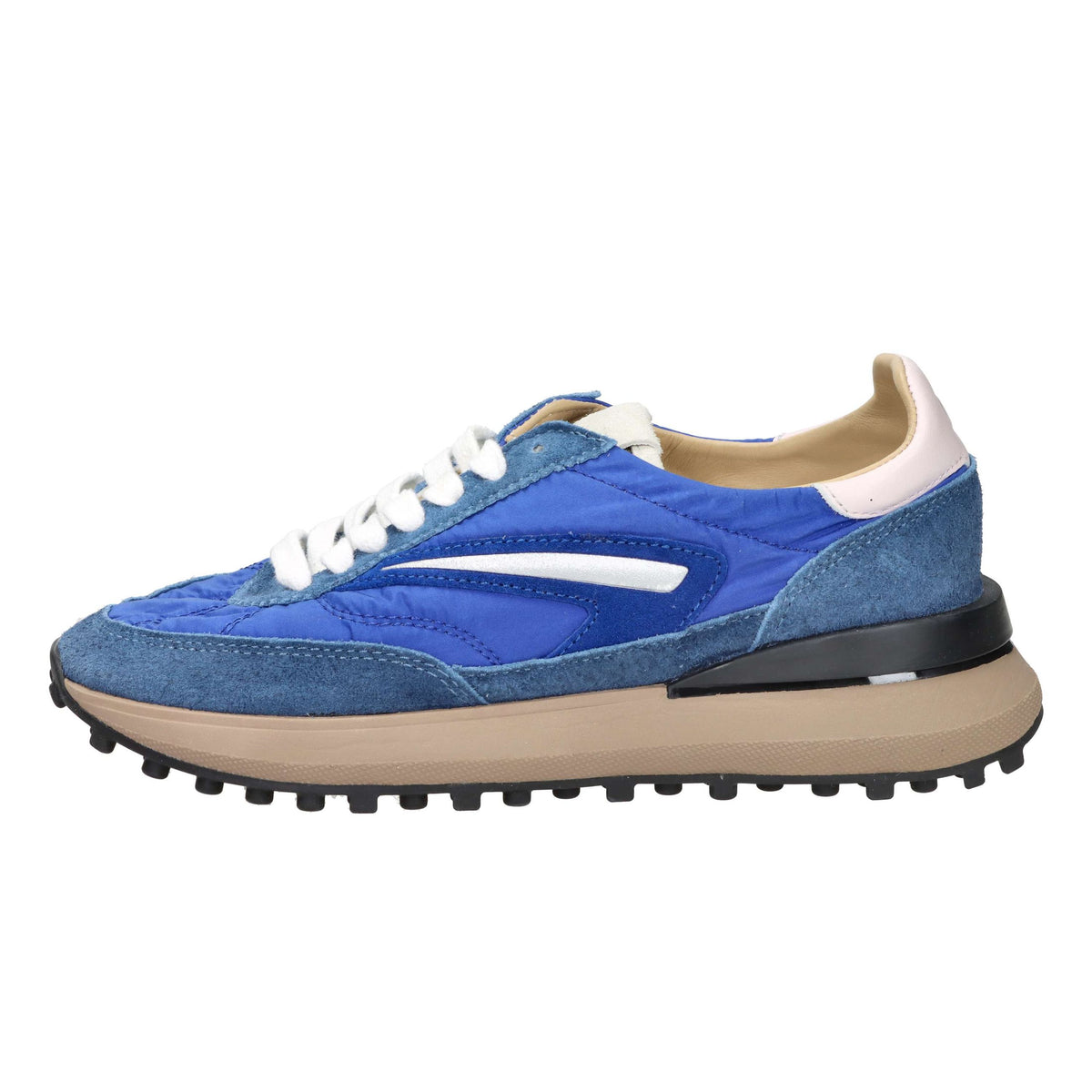 D.A.T.E. Donna Sneakers bassa W431-AT-NY-BE Bluette