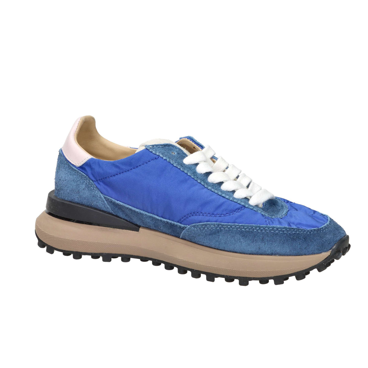 D.A.T.E. Donna Sneakers bassa W431-AT-NY-BE Bluette