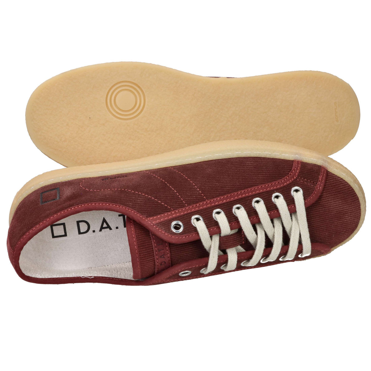 D.A.T.E. Uomo Sneakers bassa M431-TE-PO-BX Bordeaux