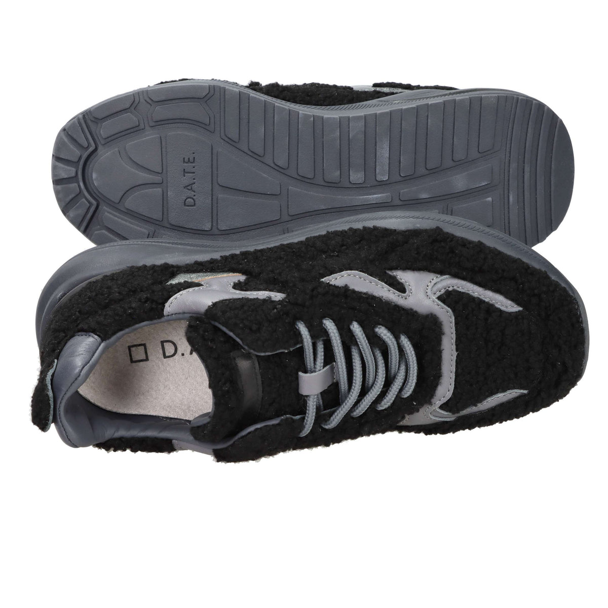 D.A.T.E. Donna Sneakers bassa W431-FG-TD-BK Nero