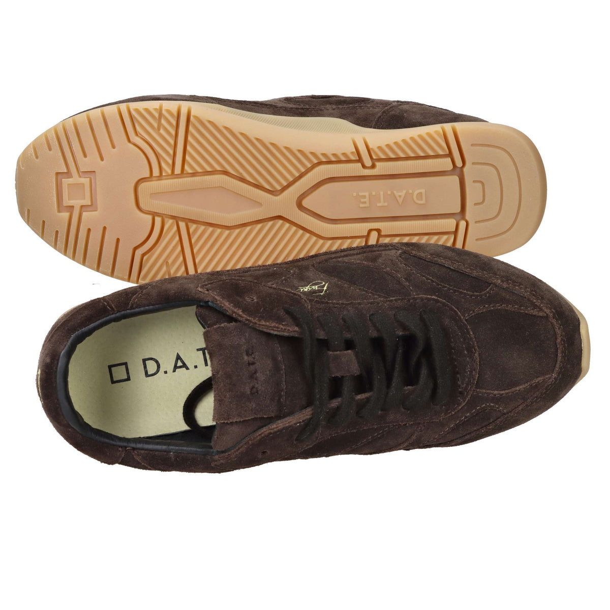 D.A.T.E. Donna Sneakers bassa W431-FL-VL-CH Marrone