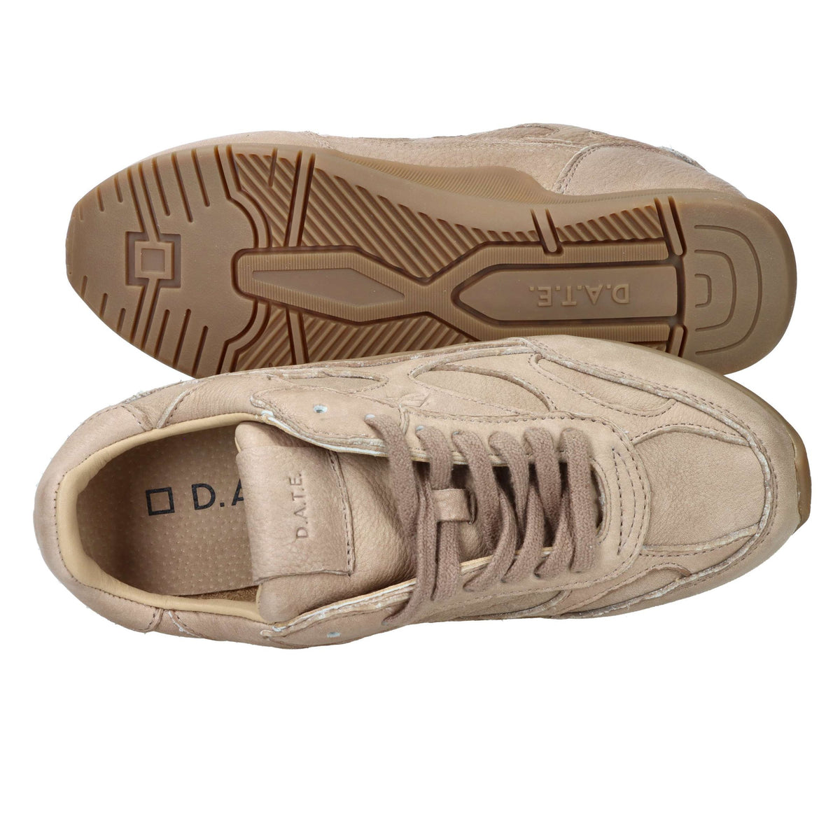 D.A.T.E. Donna Sneakers bassa W431-FL-SN-MD Taupe