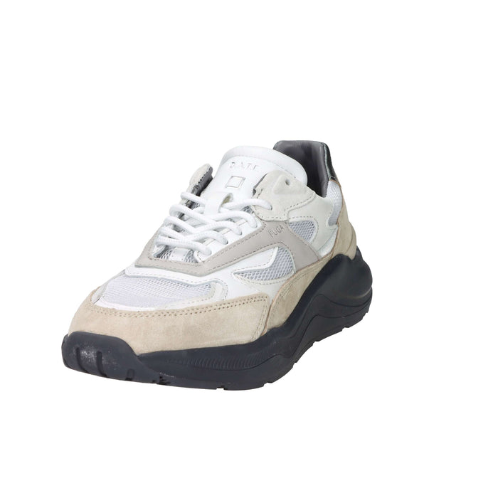 D.A.T.E. Donna Sneakers bassa W431-FG-ME-HB Bianco/Beige