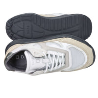 D.A.T.E. Donna Sneakers bassa W431-FG-ME-HB Bianco/Beige