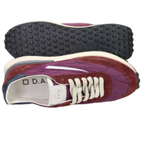 D.A.T.E. Uomo Sneakers bassa M431-AT-NY-PU Bordeaux