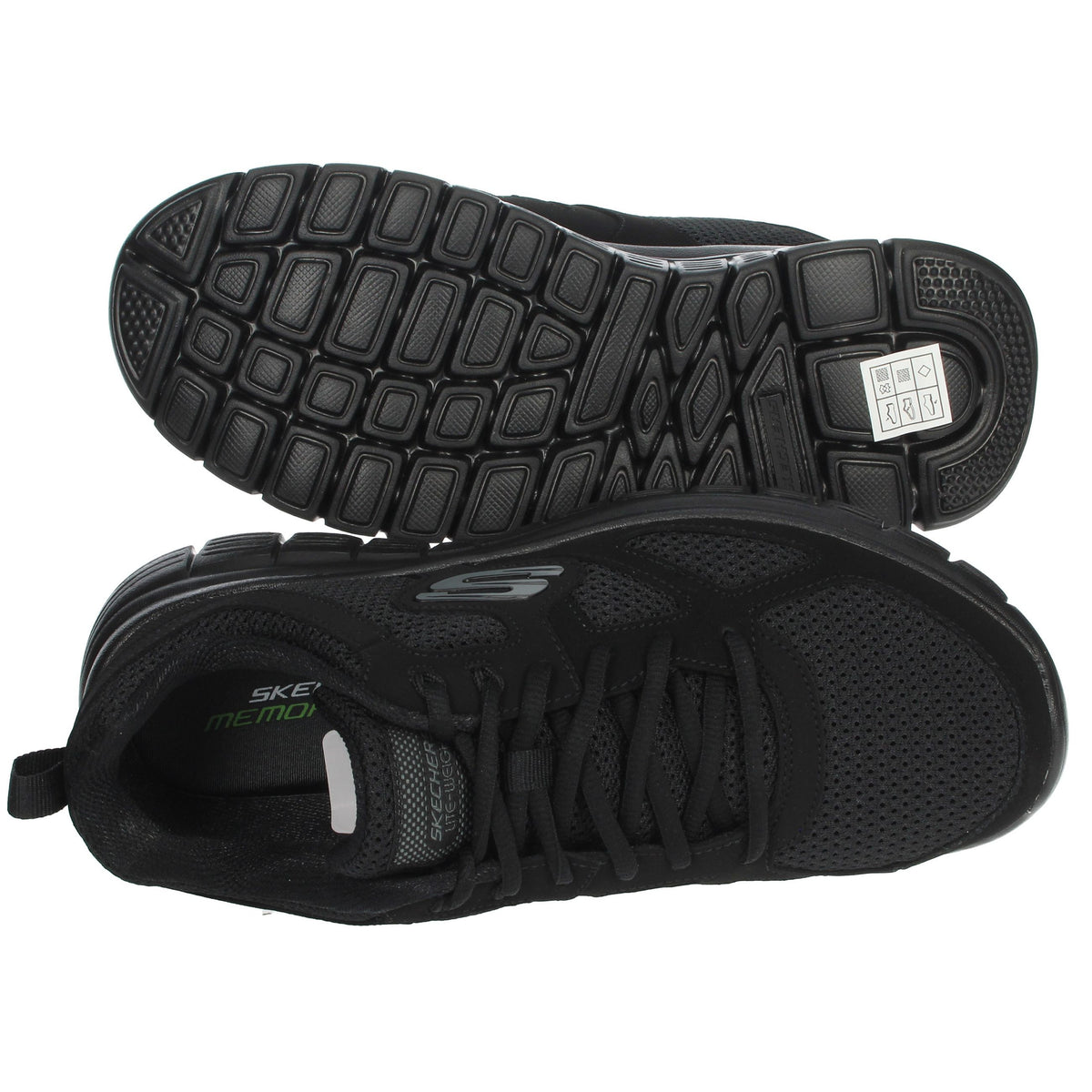 SKECHERS Uomo Sneakers bassa 52635 Nero