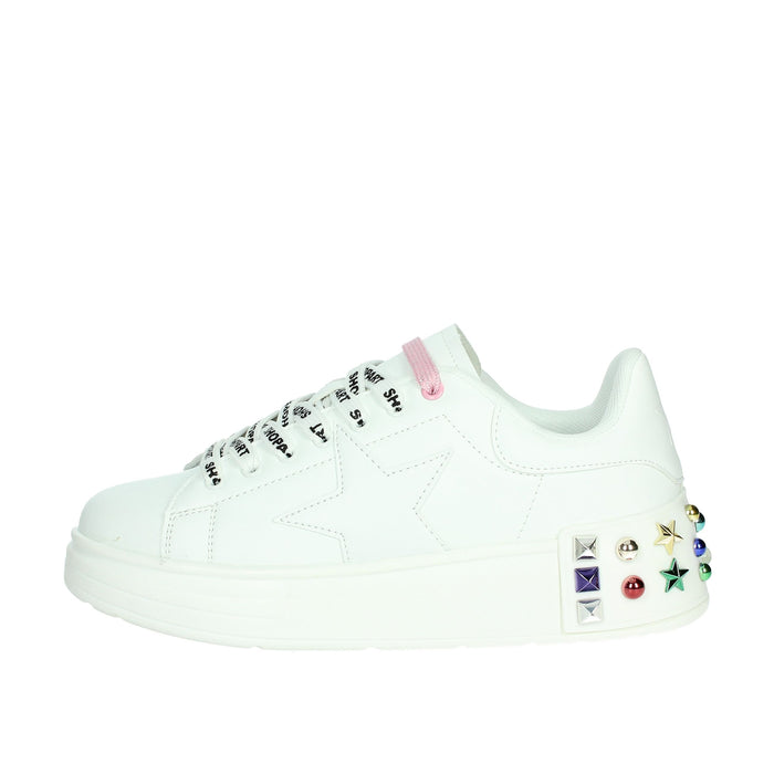 Shop Art Donna Sneakers bassa SASS240708 Bianco