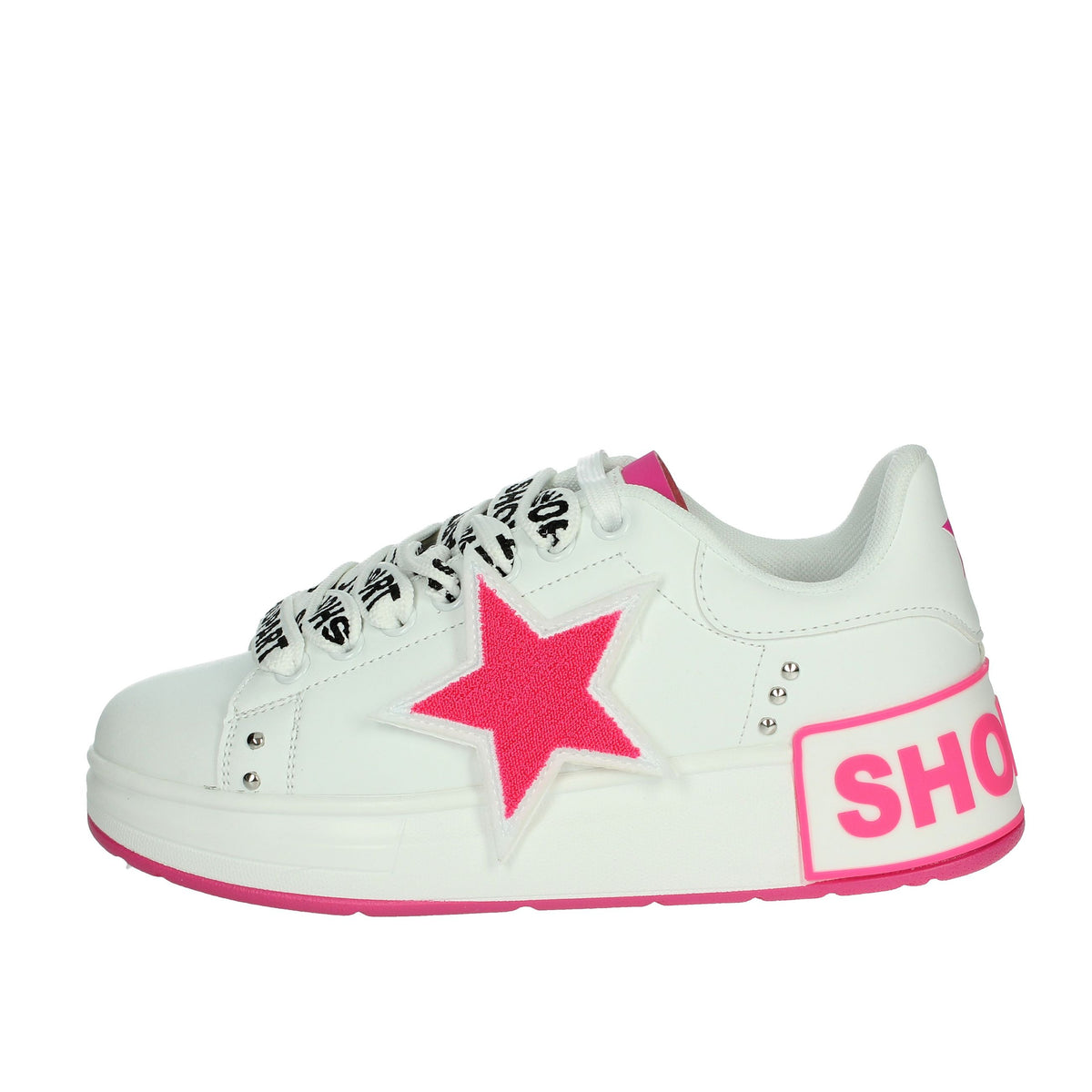 Shop Art Donna Sneakers bassa SASS240716 Bianco/Fucsia