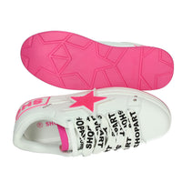 Shop Art Donna Sneakers bassa SASS240716 Bianco/Fucsia