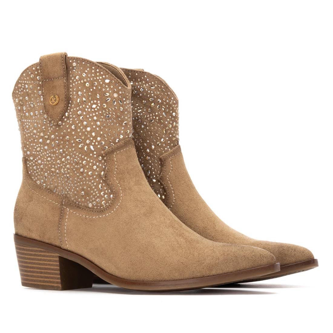 Xti Donna Stivaletti tacco 144309 Beige