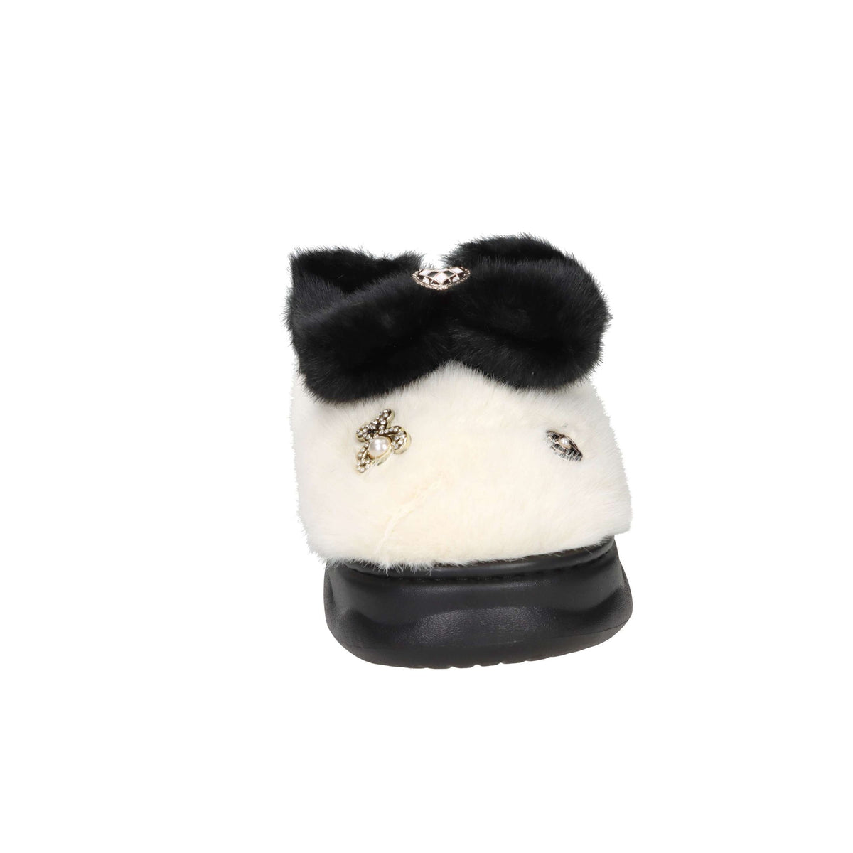 LAURA BIAGIOTTI Donna Ciabatta invernale 9261 Bianco/Nero