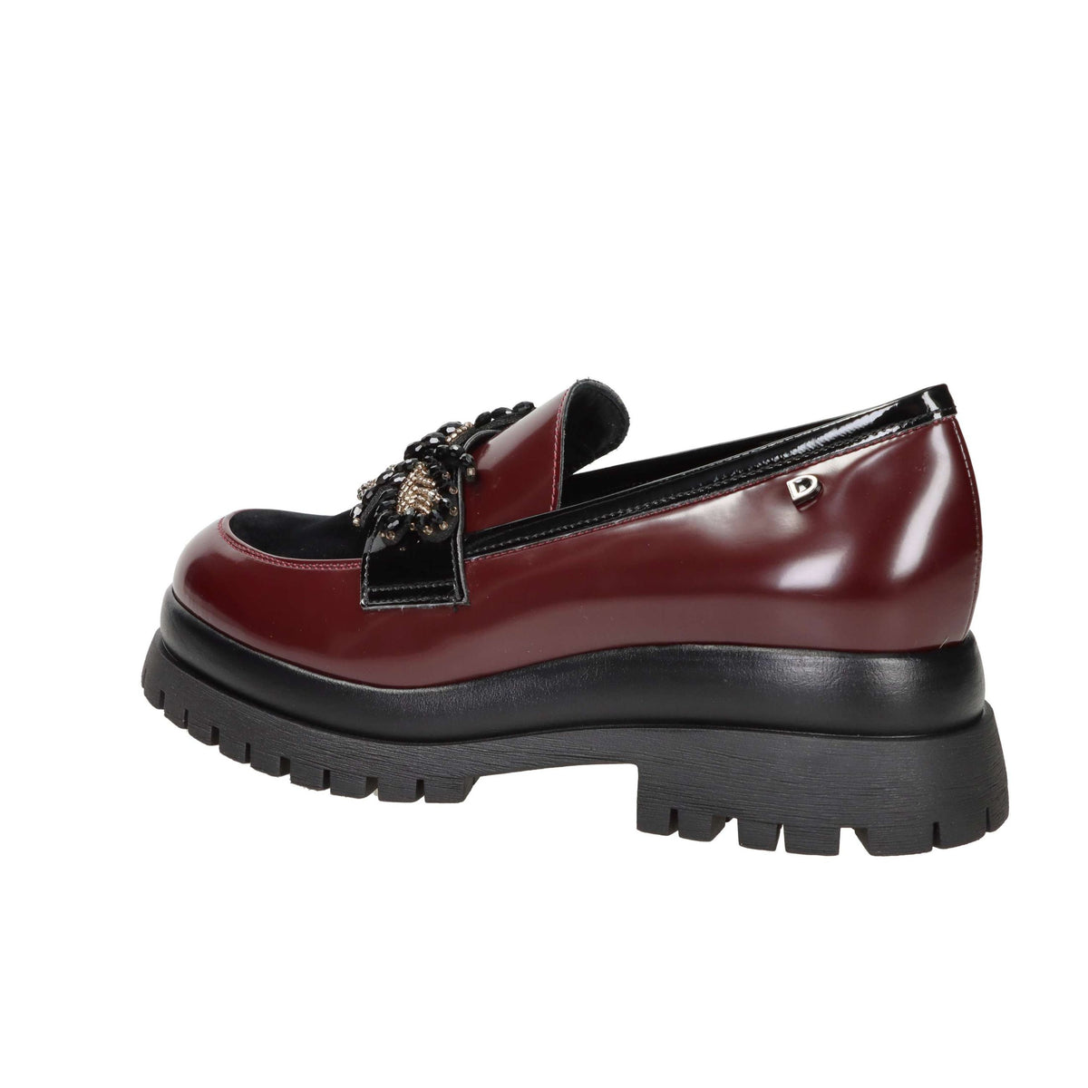 DONNA SERENA Donna Mocassino 2P5775DS Nero/Bordeaux