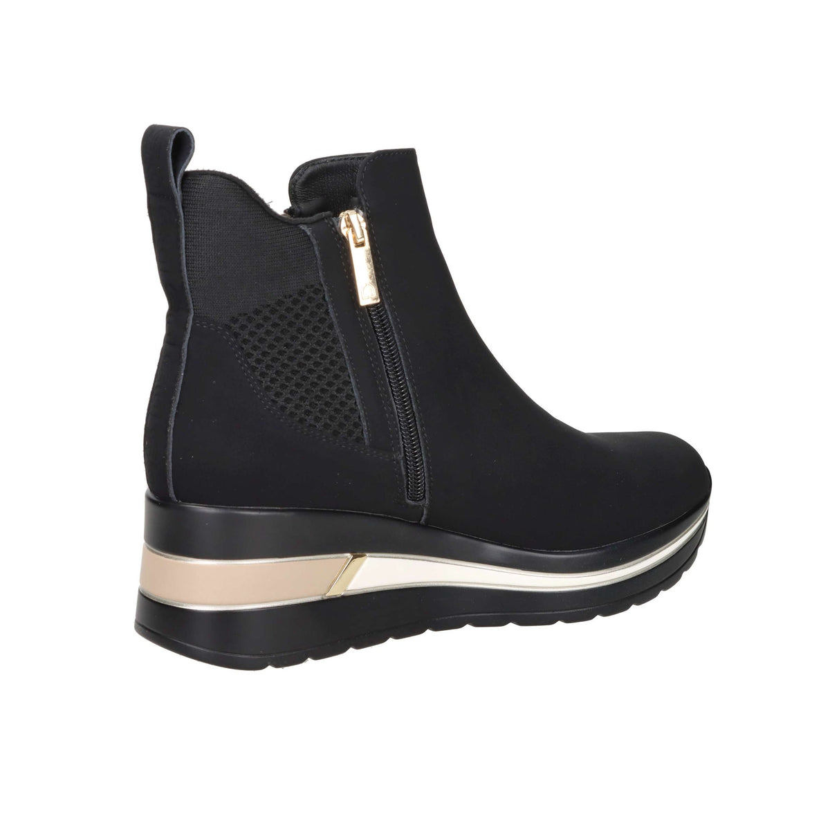 DONNA SERENA Donna Stivaletti zeppa 2N5720DM Nero
