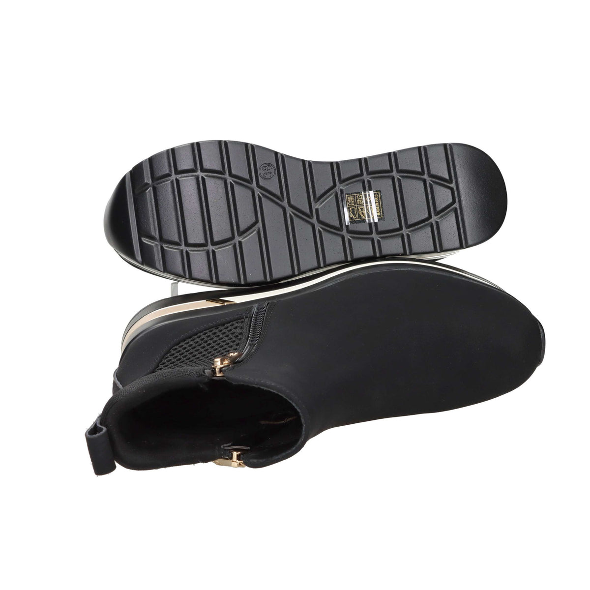 DONNA SERENA Donna Stivaletti zeppa 2N5720DM Nero