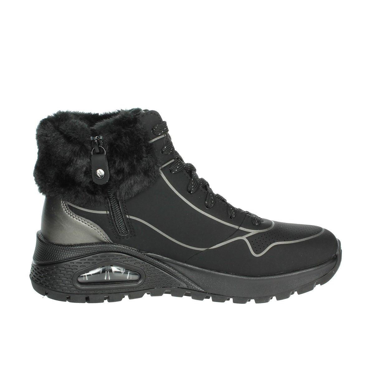 SKECHERS Donna Sneakers alta 167993 Nero