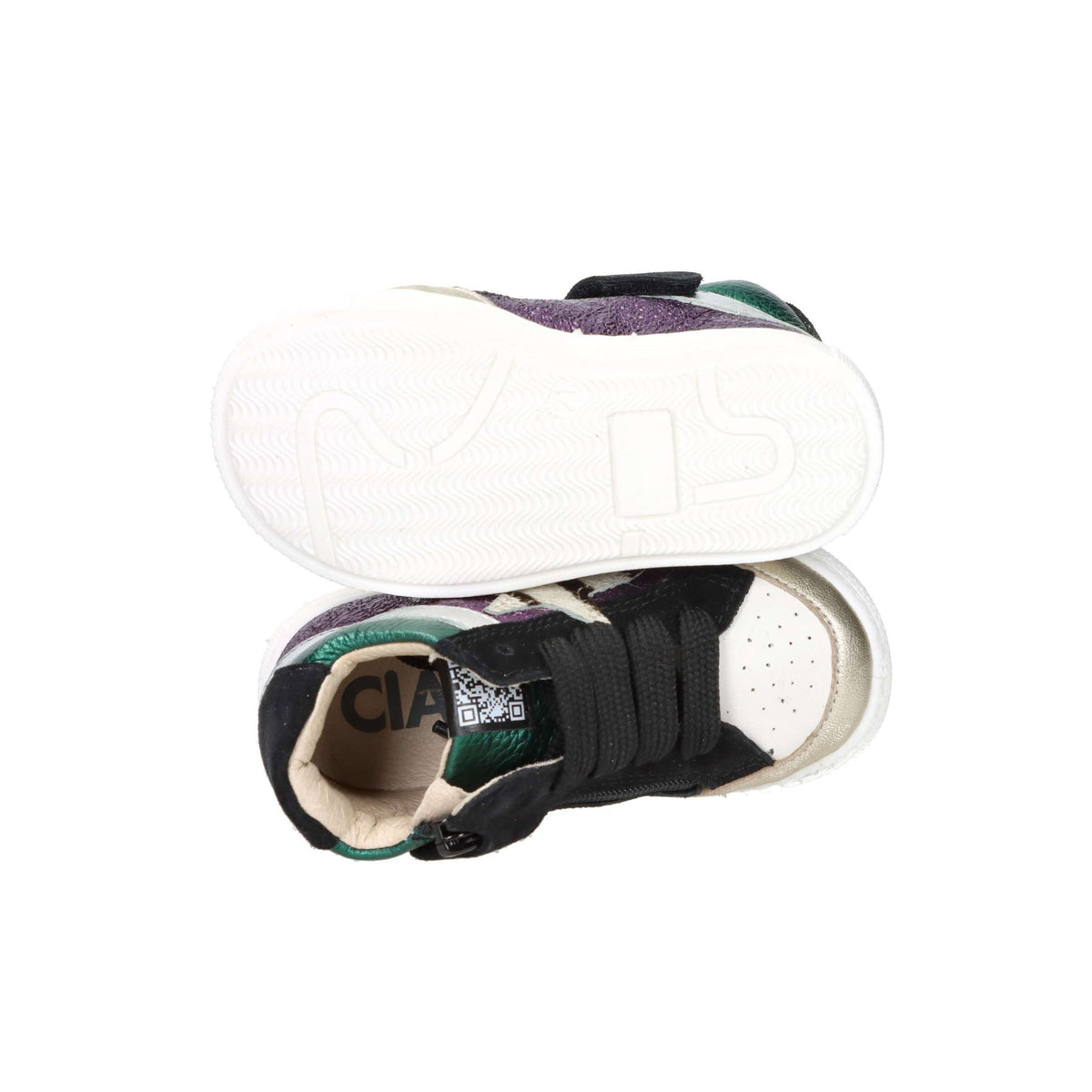 CIAO Bambine e ragazze Sneakers bassa C6502.01 Bianco/Oro