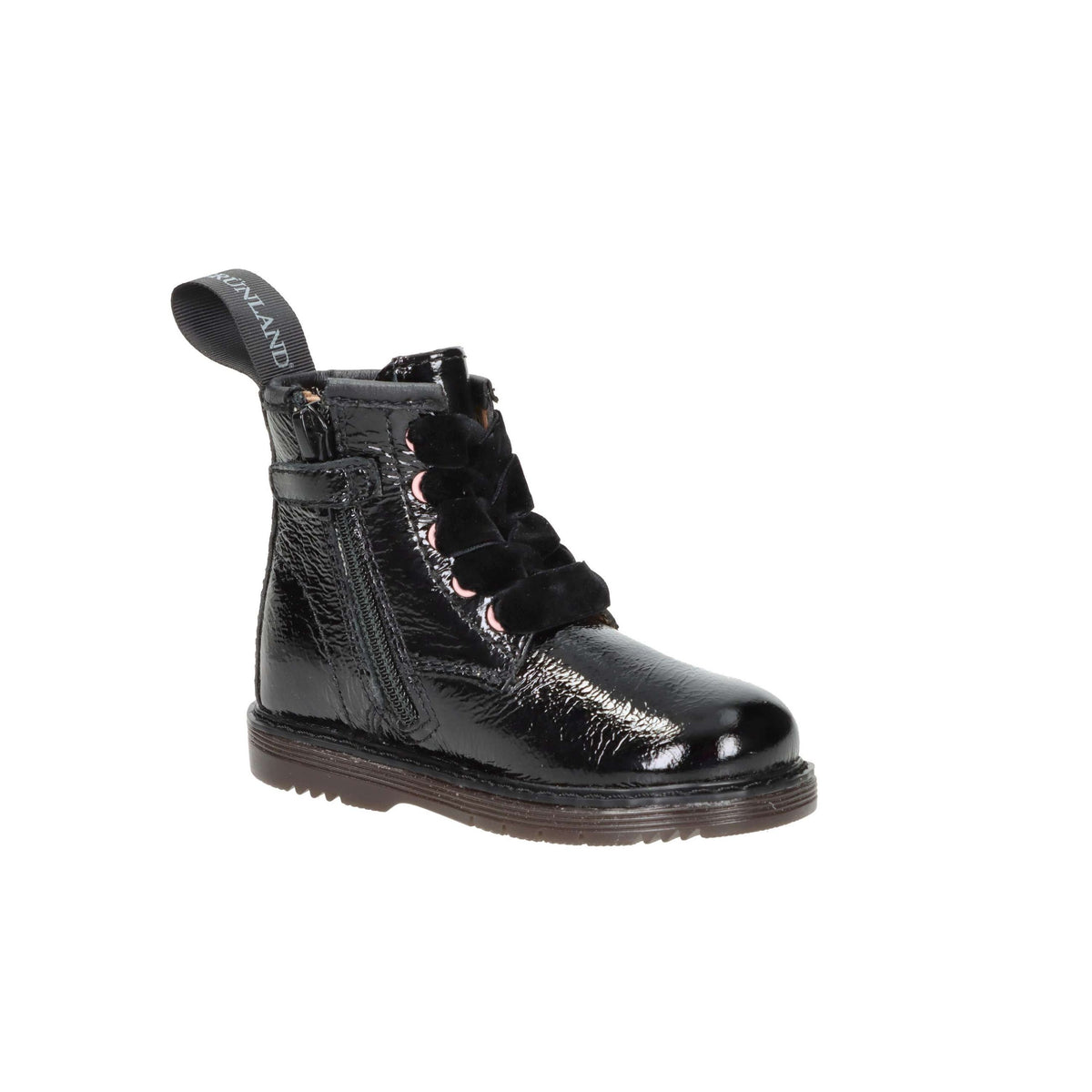 GRUNLAND Bambine e ragazze Anfibi PP0475-88 Nero