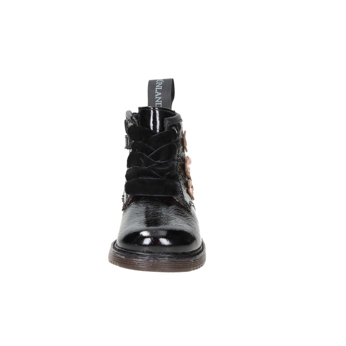 GRUNLAND Bambine e ragazze Anfibi PP0475-88 Nero