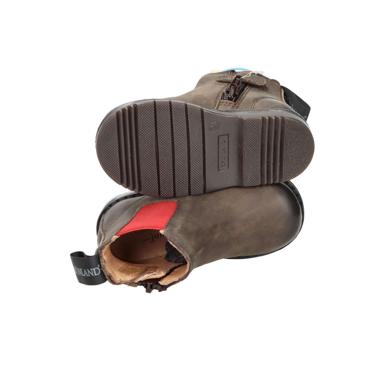 GRUNLAND Bambini e ragazzi Stivaletti bassi PP0482-88 Marrone