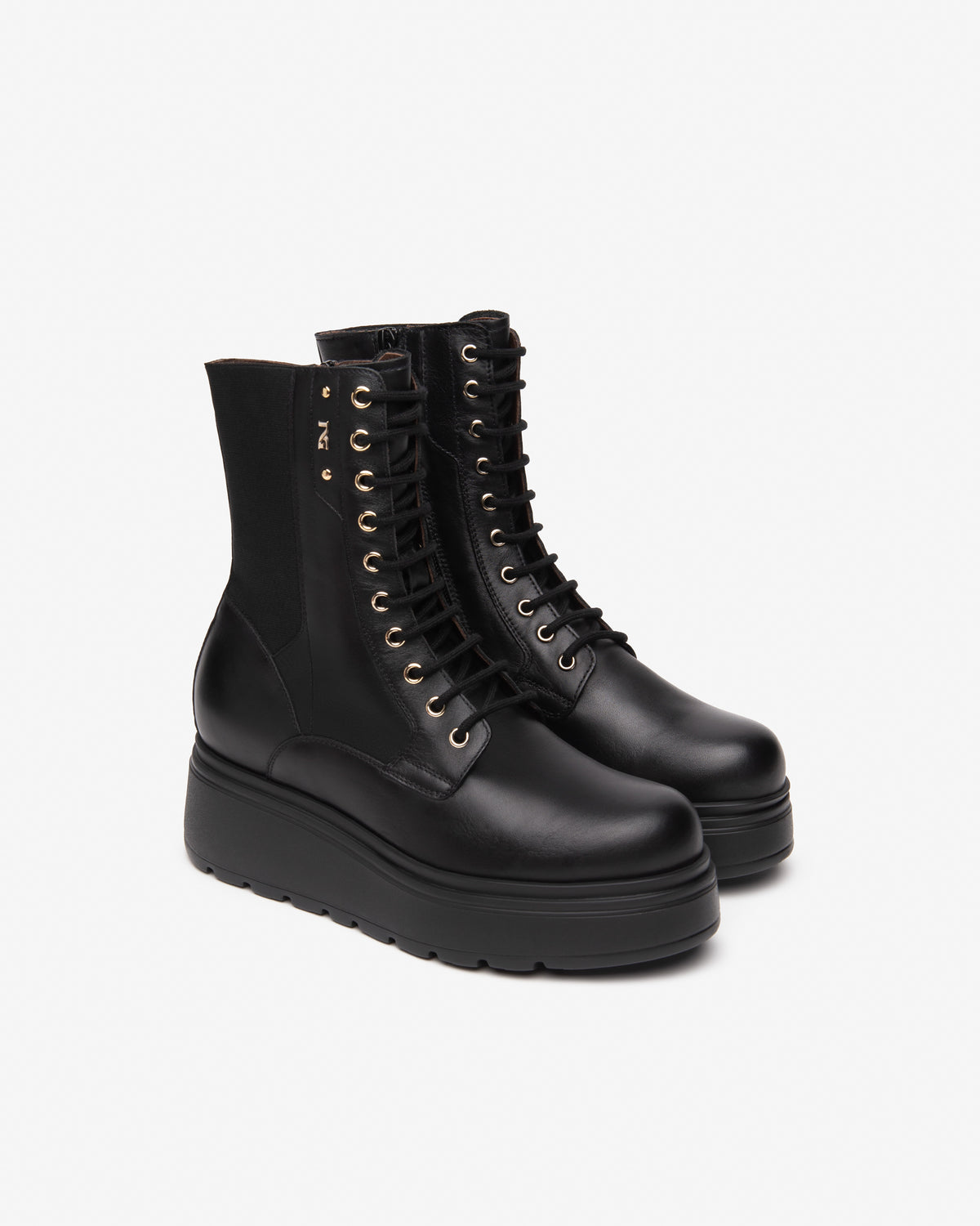 NERO GIARDINI Donna Stivaletti zeppa I514900D Nero