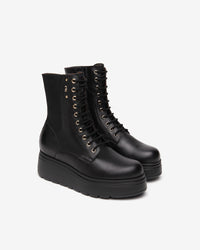 NERO GIARDINI Donna Stivaletti zeppa I514900D Nero