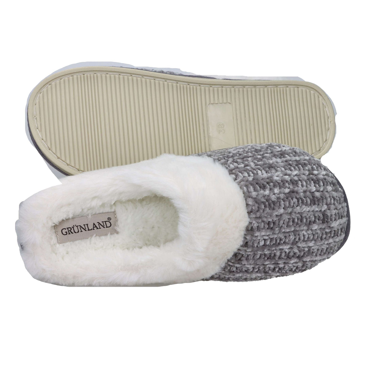 GRUNLAND Donna Ciabatta invernale CI1588-I4 Grigio