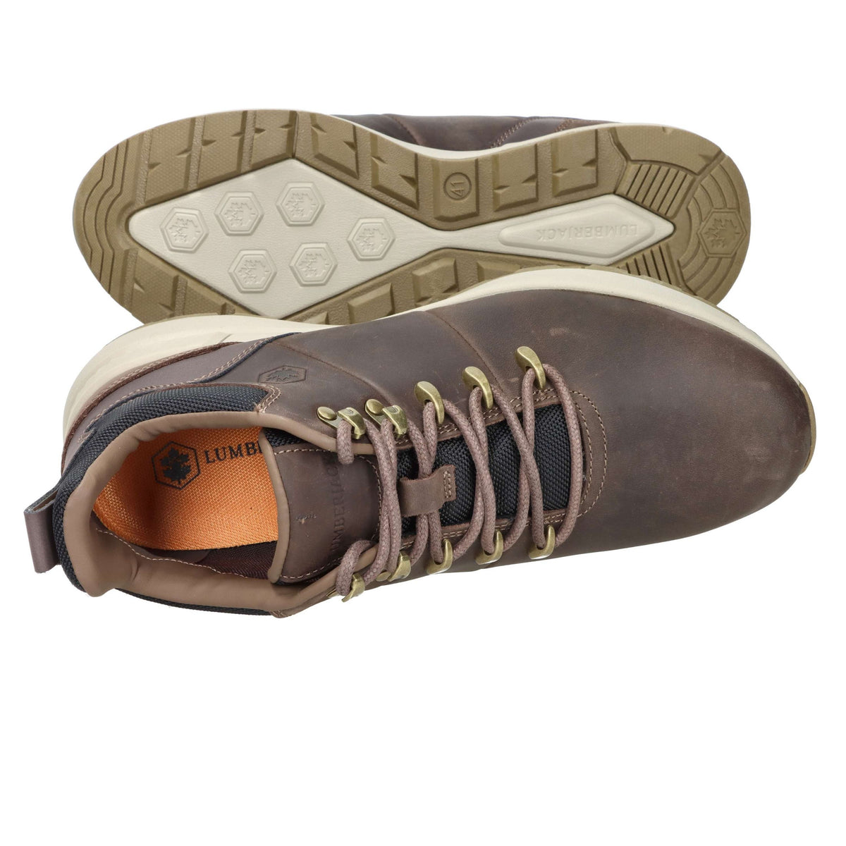 LUMBERJACK Uomo Stringata 102217233 Marrone