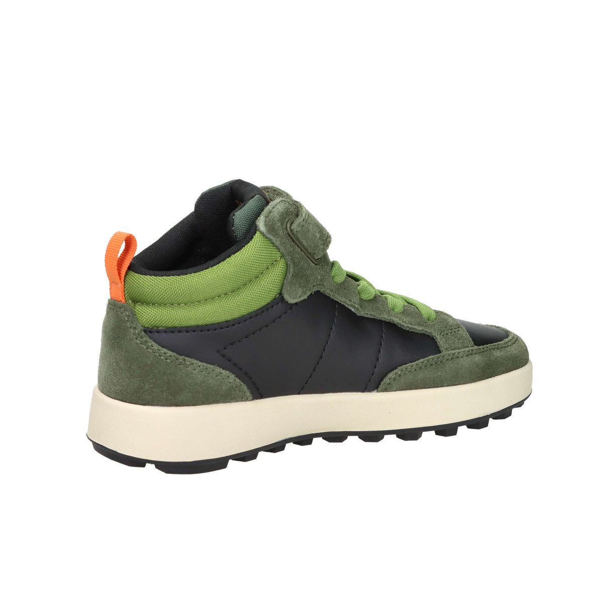 SUN68 Bambini e ragazzi Sneakers alta Z45335K Nero/Verdone