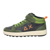 Sun68 Niños y jóvenes Zapatillas Z45335T Negro/Verde oscuro