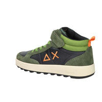 SUN68 Bambini e ragazzi Sneakers alta Z45335T Nero/Verdone