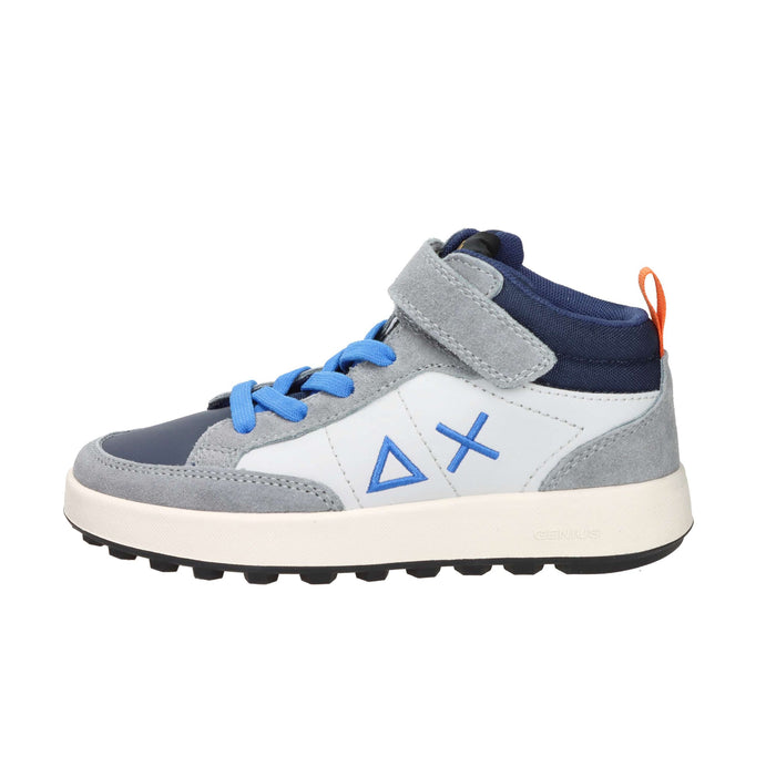 SUN68 Bambini e ragazzi Sneakers alta Z45335K Grigio/Blu