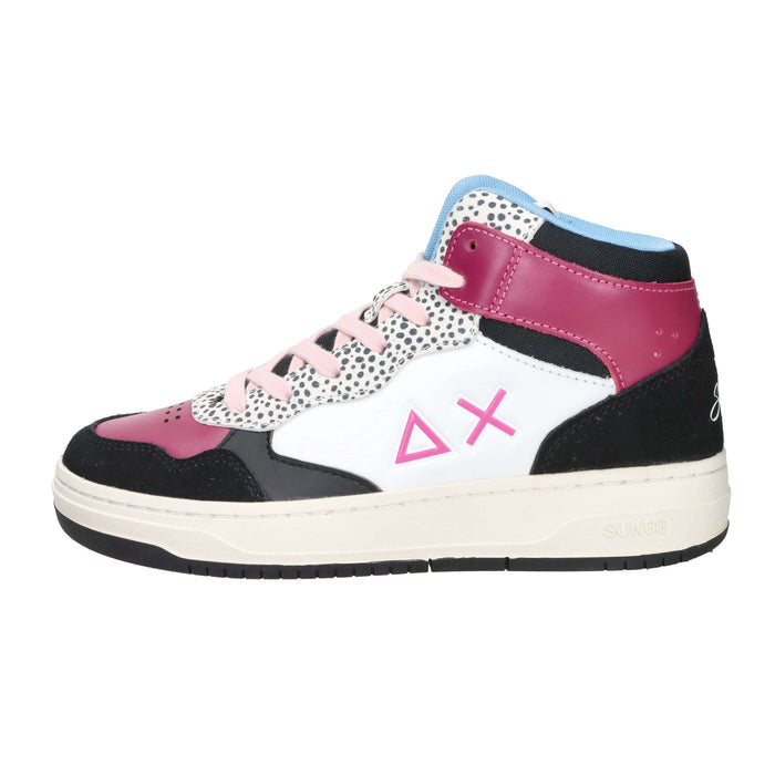 SUN68 Bambine e ragazze Sneakers alta Z45446T Nero/Bianco