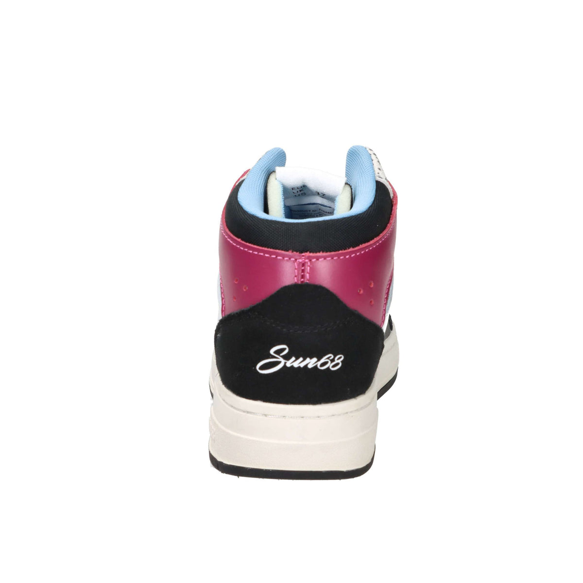 SUN68 Bambine e ragazze Sneakers alta Z45446T Nero/Bianco