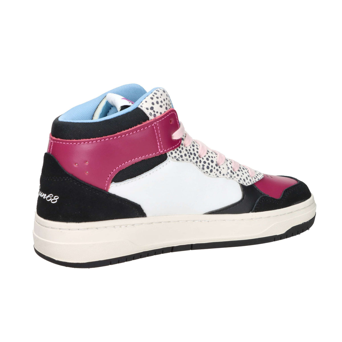 SUN68 Bambine e ragazze Sneakers alta Z45446T Nero/Bianco