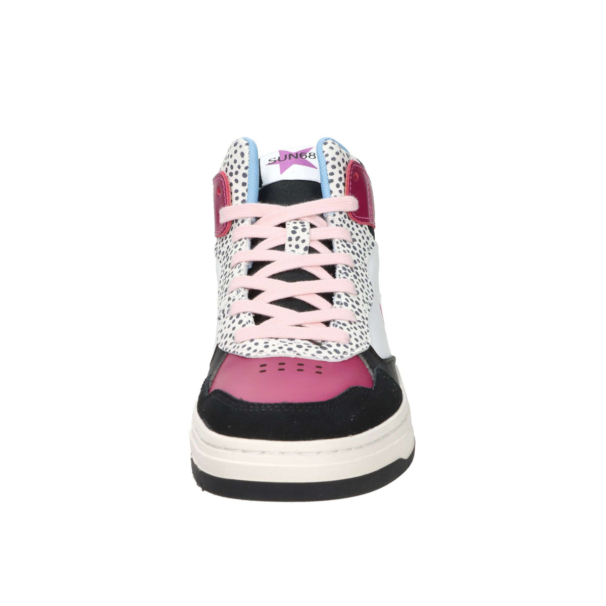 SUN68 Bambine e ragazze Sneakers alta Z45446T Nero/Bianco