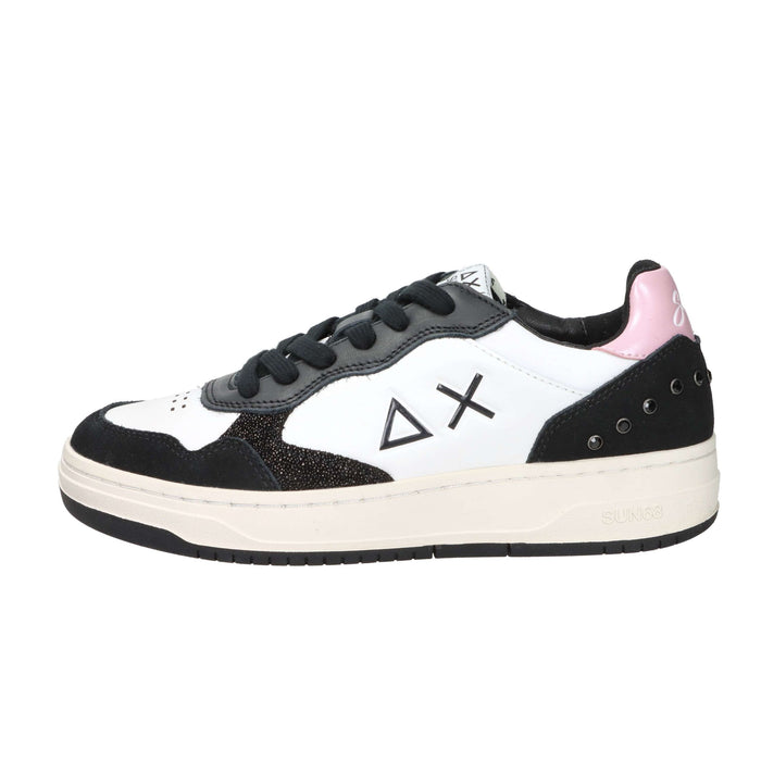 SUN68 Bambine e ragazze Sneakers bassa Z45444T Bianco/Nero