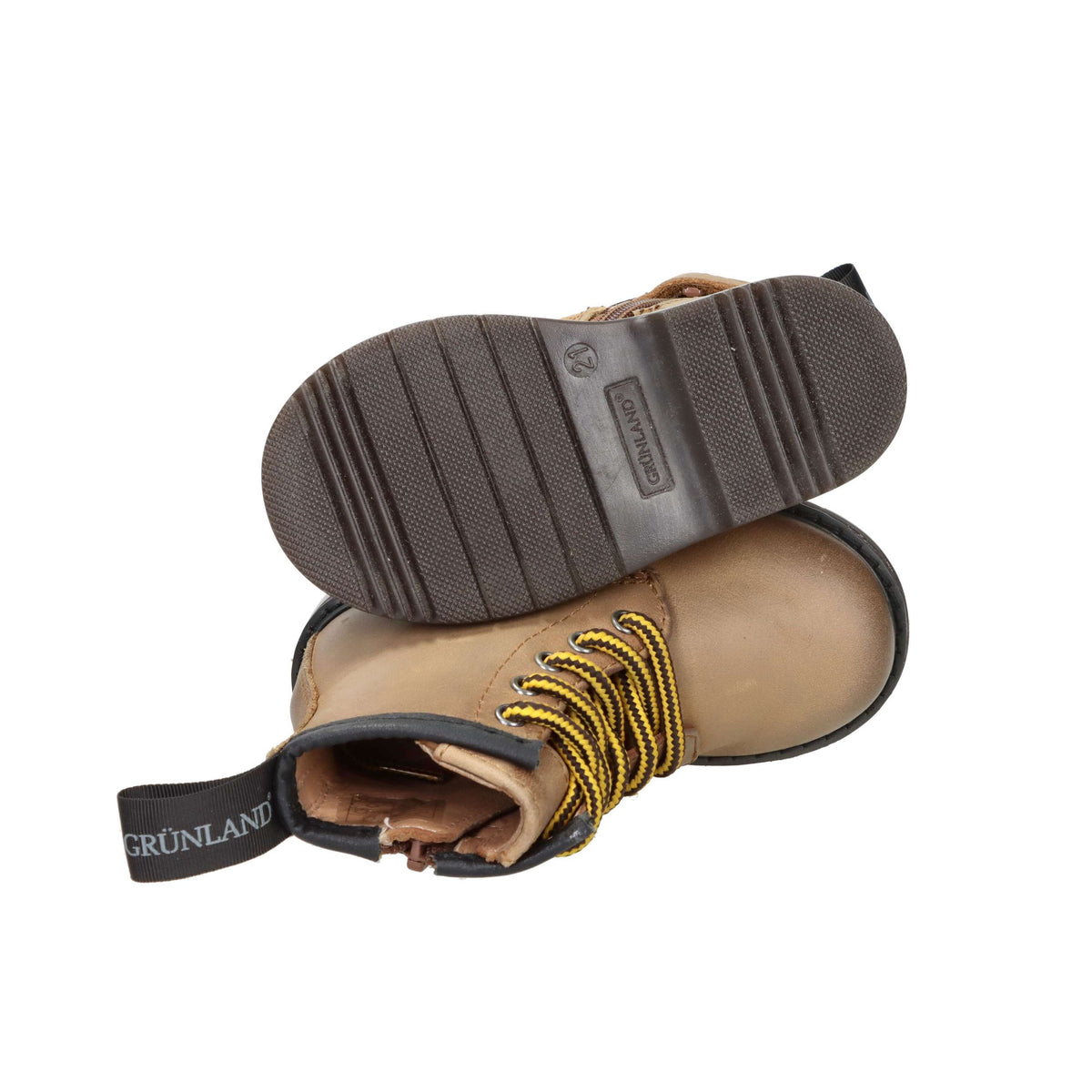 GRUNLAND Bambini e ragazzi Anfibi PP0481-88 Senape
