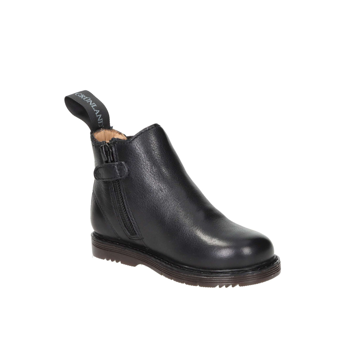 GRUNLAND Bambini e ragazzi Stivaletti bassi PP0472-88 Nero