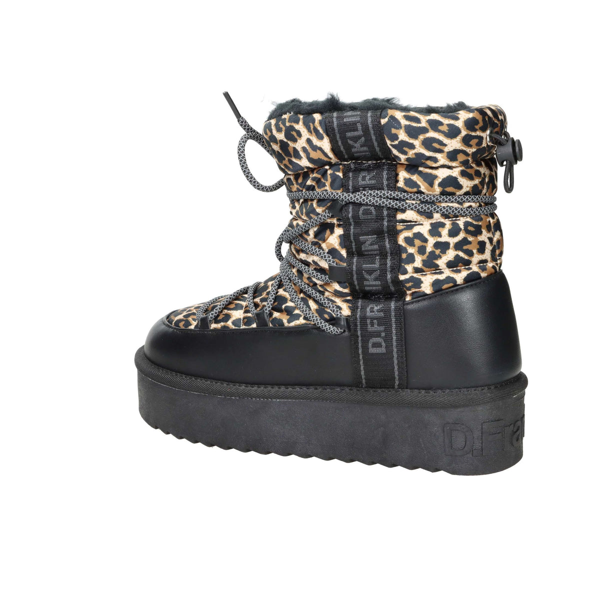 D.FRANKLIN Donna Stivaletti bassi DFSH371017 Nero/Beige