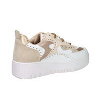 BRACCIALINI Donna Sneakers bassa B105 Bianco/Beige