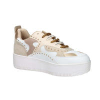 BRACCIALINI Donna Sneakers bassa B105 Bianco/Beige