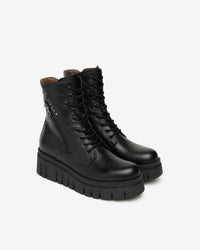 NERO GIARDINI Donna Stivaletti zeppa I514910D Nero