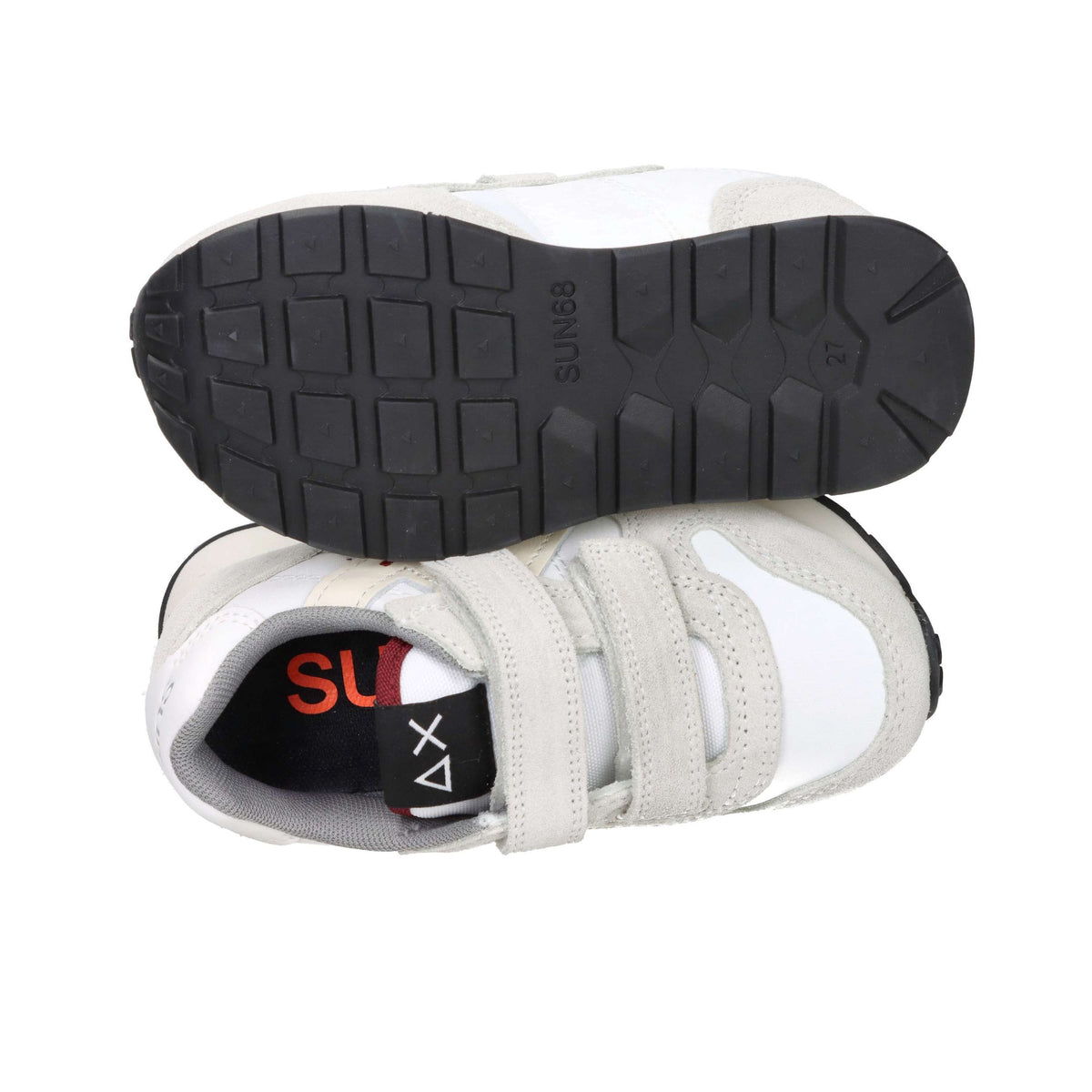 SUN68 Bambini e ragazzi Sneakers bassa Z45314B Bianco
