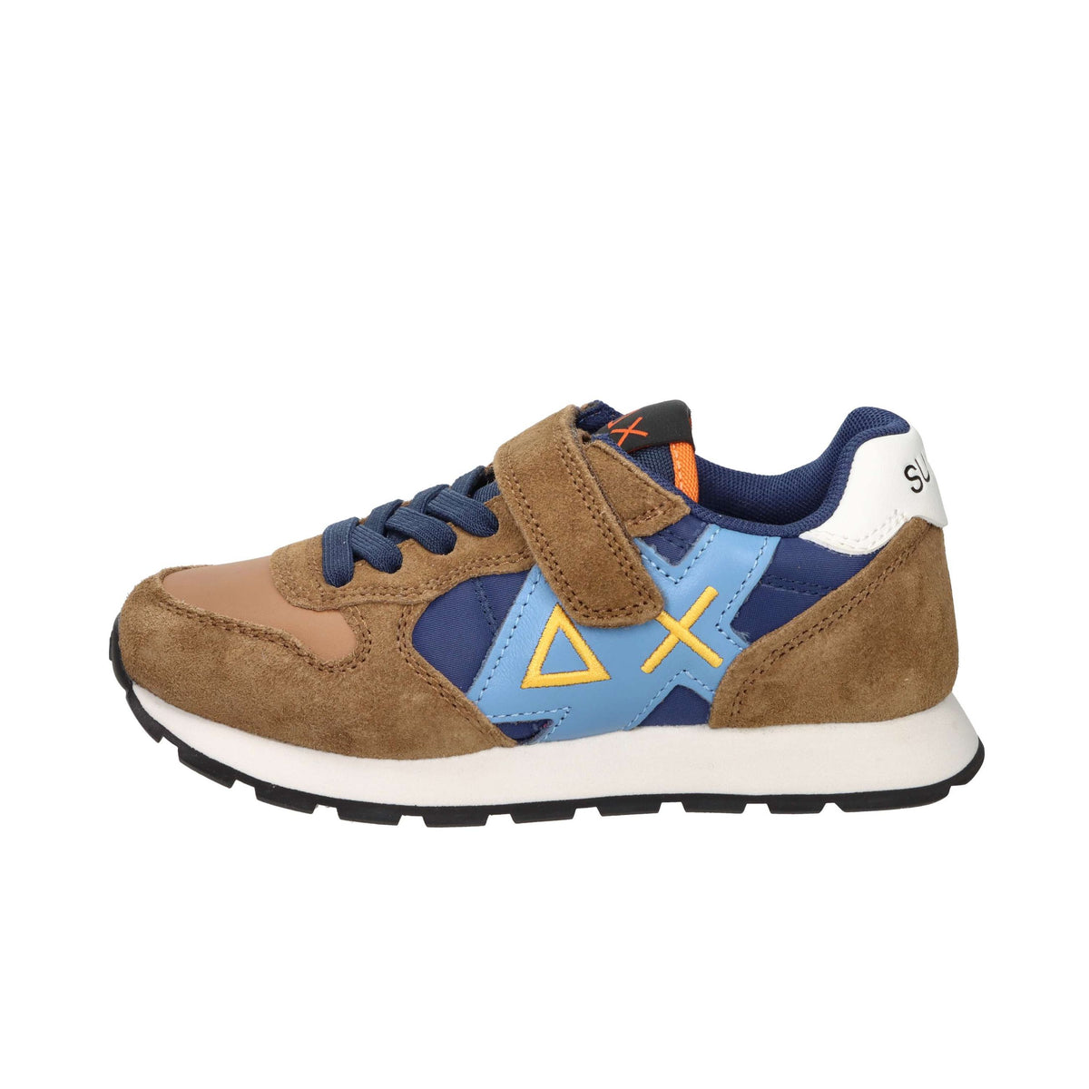 SUN68 Bambini e ragazzi Sneakers bassa Z45314K Marrone/Blu