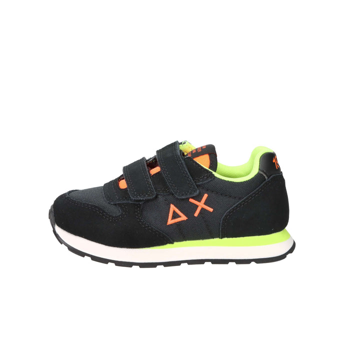 SUN68 Bambini e ragazzi Sneakers bassa Z45302B Nero/Fluo