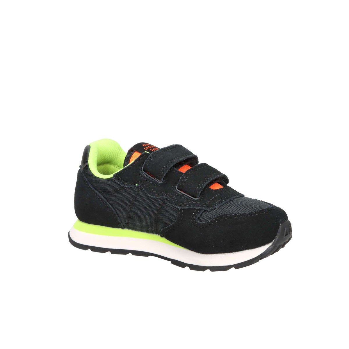SUN68 Bambini e ragazzi Sneakers bassa Z45302B Nero/Fluo