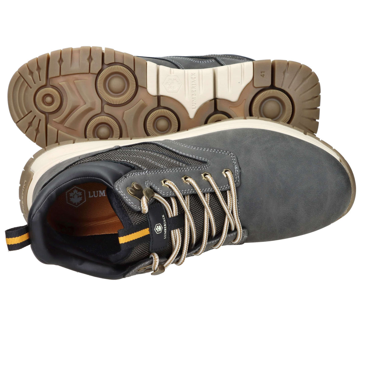 LUMBERJACK Uomo Stringata 102217679 Grigio